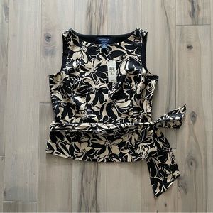 Ann Taylor Floral Silk Tank